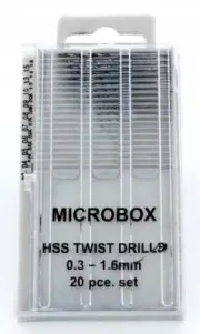 Vallejo Microbox Drill set (20 bits, 0.3-1.6mm)