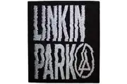 Linkin Park Shift Woven Iron On Patch (Black/White) (One Size)