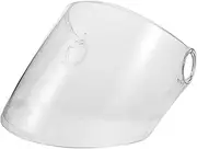 Toddmomy Motorcycle Helmet Visor Replacement with Clear Wind Guard Protection Cover for Wind Dust and Debris Durable Flip Up Windshield for Enhanced Riding Experience