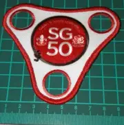 Guides and Scouts Celebrate SG50 Singapore and UK Badge/Woggle