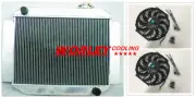 3Row Radiator + 12 inch Fans FOR HOLDEN Kingswood HD HR HK HT HG 6cyl 66-70 MT