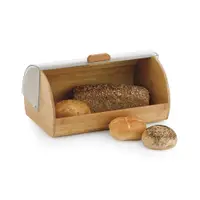 在飛比找PChome24h購物優惠-KELA 竹製掀蓋麵包盒