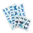 Removable Butterfly Wall Decals Blue Luminous Kids Girls Bedroom
