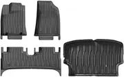 Compatible with BYD Dolphin Mini Seagulls 2023 2024 Floor Mats Cargo Liner, WP Anti-Slip Trunk Mat TPE Foot Pads Left Hand Drive(4PCS Floor Mats)