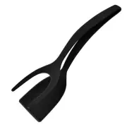 2 In 1 Grip Flip Tongs Egg Spatula Tongs Clamp Pancake Fried Turners Kitchen