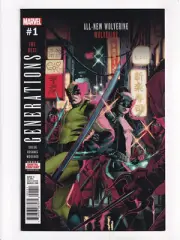 Generations: All-New Wolverine & Wolverine #1 Jorge Molina Cover NM+ 2017 Marvel