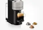 Nespresso Vertuo Next Deluxe Coffee and Espresso Machine by De'Longhi, Chrome