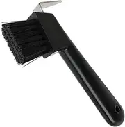Songholee Horse Hoof Pick with Brush, Hoof Groove Cleaner, Ergonomic Handle Hoof Pick with Brush Horse Grooming Supplies for Daily Cleaning Maintenance Goat Brush for Tires