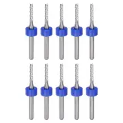 10pcs End Mill Bit 2mm Solid Carbide CNC Router Bits Engraving Cutter Tool