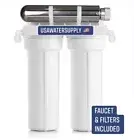 4 - Stage Drinking Water Filter UV Ultraviolet Light Purifier for Bacteria