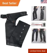 Fully Lined Leather Chaps