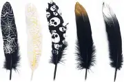 50Pcs Feathers for Crafting，Feather，Gold Feathers，Craft Feathers，Plumas Para Dec