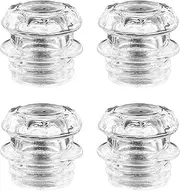 4pcs Percolator Glass Top Replacement - Transparent Coffee Pot Knob, Heat Resistant Filter Parts - Fits Most Coffee Percolators