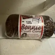 Bonnie Macrame Craft Cord 6mmX100yd-Almond New NOS