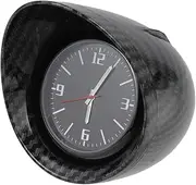 CHILDWEET 1pc Car Clock Motorcycle Clock Car Decor Luminous Clock Car Dashcam Digital Clocks Quartz Clock Car Mounted Clock Car Dashboard Clock Vehicle Clock Glass Mirror Black