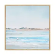 Calm Ocean Framed Canvas