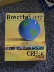 Rosetta Stone Greek Levels 2 Includes Curriculum Text Books & CDs
