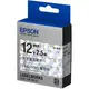 促銷品 LC-4LBY EPSON Kitty系列畫家款藍底黑字標籤帶 (寬度12mm) C53S625059 適用 LW-200KT/400/500/600P/700/900/1000P