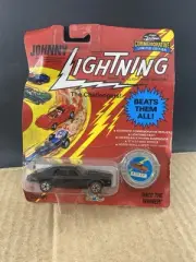 Johnny Lightning Commemorative Black Custom GTO Imperfect Card, COMB SHIP $1