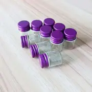 10-200pcs Jars Beauty glass bottles perfume 5ml Aluminum cap Beauty dropper