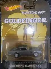 2012 Hot Wheels Retro Entertainment JAMES BOND 007 1963 ASTON MARTIN D85 grey