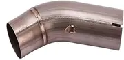 Motorcycle Exhaust Pipe for D&UCATI 959 for Pan&igale 61Mm Mid Pipe Motorcycle Exhaust Pipe Medium Slip in Catalyst Stainless Steel Titanium(Titanium Alloy)