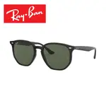 RAY BAN 雷朋 時尚造型帥氣太陽眼鏡 黑綠色4306F-601/7154 墨鏡 RAYBAN