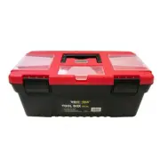THEWORKS® 14" Tool Box with Lid Organizers and Removable Tool Tray