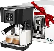 Espresso Machine with Milk Frother Semi-automatic Pump Espresso Machine Small All-in-one Steam Espresso Machines 20 bar Cappuccino Machine