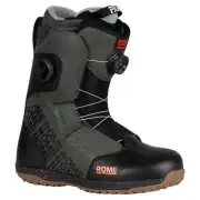 Rome Bodega BOA Men's Snowboard Boots, Black/Olive, M11.5 MY25