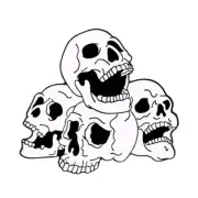 Lapel Pin Cute Pins Creative Skull Alloy Women's Brooch for Hat Halloween C