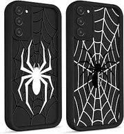 Yomjew 2 Pack Cute Spider Web Phone Case for Samsung Galaxy S20 FE 5G/S20 Lite/S20 Fan Edition Case 6.5", Cool Aesthetic Pattern Print Design Silicone Funda Shockproof Soft TPU Cover for Women Girls