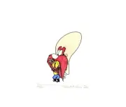 WARNER BROS YOSEMITE SAM HAND PAINTED LTD ED ETCHING