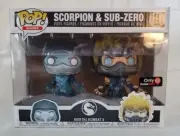 NEW Funko POP Games Mortal Kombat Scorpion Sub-Zero 2 Pack GaneStop Exclusive