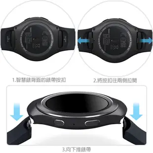 【手錶腕帶】三星 Samsung Gear S2 R720 運動風格 智慧手錶專用錶帶/經典扣式錶環 (4.2折)