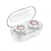 Headsets Wireless Headset 5.0 Binaural Stereo In Ear With Charging Sports Headphones White Pink