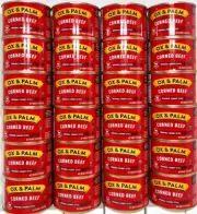 OX & Palm Corned Beef with Juices Original Chunky Style 11.oz(Pack of 24)~6/2026