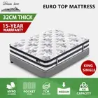 Dream Lover KING SINGLE Medium Firm Mattress Bed Pocket Spring Ultra HD Foam