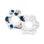 Tiny Twinkle - Kaffle® Roundabout Bib - Blush Set of 2