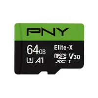 在飛比找PChome24h購物優惠-PNY 64GB Elite X MicroSDXC