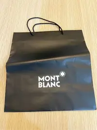 在飛比找Yahoo!奇摩拍賣優惠-萬寶龍MONT BLANC 精品紙袋（大）禮物袋