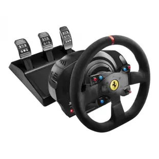 (二手商品)THRUSTMASTER T300AE FERRARI 賽車方向盤 PS5 PS4 PS3 PC 公司貨