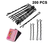 Children's Broken Hair Clip Hair Pins Kit Hair Clips Hair Clips for Women Girls and Hairdressing Salon Black