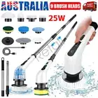 9 In 1 Electric Spin Scrubber Turbo Scrub Cleaning Brush Cordless Rechargeable