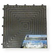 T-H Marine Interlocking Deck Tile 12" x 12" Gray DT-G-12-DP