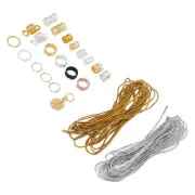 259pcs Dreadlock Bead Ring Kit Exquisite Fashionable Hair Braid Ring Cli WTD