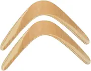 Outanaya 2pcs Wooden Boomerangs for Safe Outdoor Flying for Parties Recreation Enhance Coordination Fitness Sturdy Construction for Endless Fun