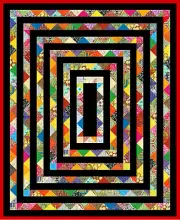 VAMOOSE - 66" x 54"- Quilt-Addicts Pre-cut Patchwork Quilt Kit Single*