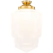 Northcote Retro Lighting DIY Brass Art Deco Batten Fix Period Lights Bergerac Inspirations