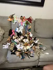 TY Beanie Babies 60+ 1994 - 2000s. All Have Tags That Are New Display Only